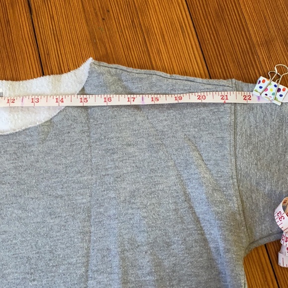 P.J.Salvage square cut raw edge Sweatshirt - Picture 5 of 9